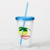 Myers "Rum Punch for Breakfast" Acryl Tumbler Acryltrinkbecher (Rückseite)
