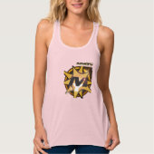 MYETV Frauenflowy-Rücklauf-Tank-Top (rosa) Tank Top (Vorderseite)