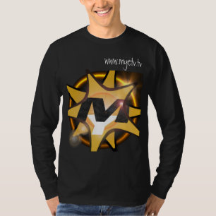 MYETV Men's Basic Long Sleeve T - Shirt (schwarz)