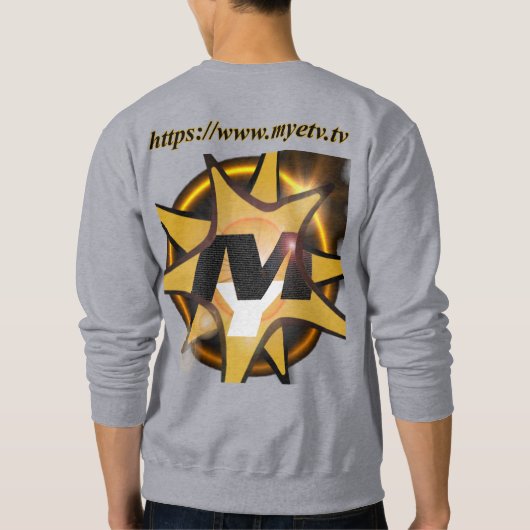 MYETV's Men's Basic Sweatshirt - 15 Jahre (Rückseite)