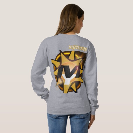 MYETV's Women's Basic Sweatshirt MultiColor (Schwarz voll)