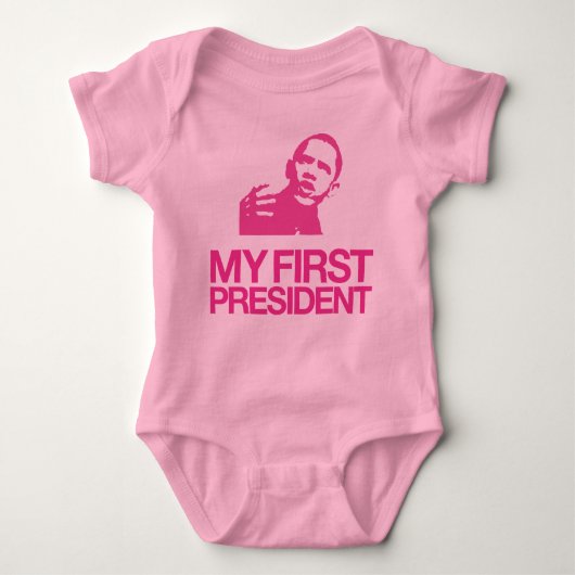 MYFIRSTpink Baby Strampler (Vorderseite)