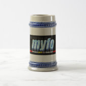 MYFO Bier Stein Bierglas (Mittel)