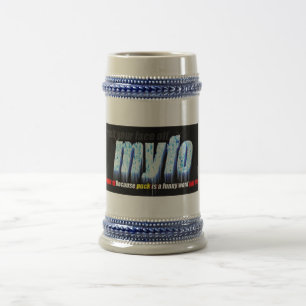MYFO Bier Stein Bierglas
