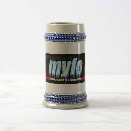 MYFO Bier Stein Bierglas (Mittel)