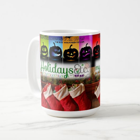 myHolidays Großes Logo 2 große Tasse (Vorderseite Links)