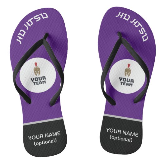 MyJiuJitsuStore.com FlipFlop Lila Belt Edition Badesandalen (Fußbett)