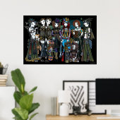 Myka Jelina Gothic Steampunk Tribal Circus Fairies Poster (Heimbüro)
