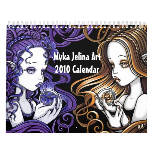 Myka Jelina Kunst-gotischer Kalender (Titelbild)