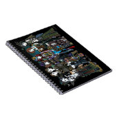 Myka Jelina Kunst Steampunk Stammes- Fee-Notizbuch Notizblock (Rechte Seite)