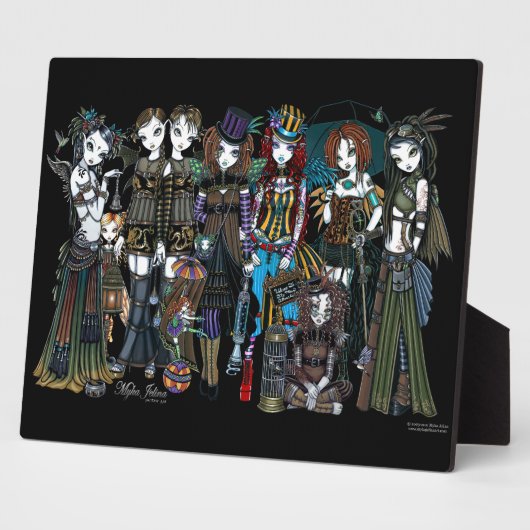 Myka Jelina Steampunk Tribal Fairies Foto Plaque Fotoplatte (Seite)