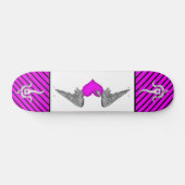 myka Plattform winged Liebe Skateboard (Horizontal)
