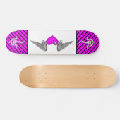 myka Plattform winged Liebe Skateboard (Horizontal)
