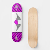 myka Plattform winged Liebe Skateboard (Vorderseite)