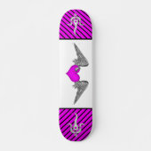 myka Plattform winged Liebe Skateboard (Vorne)