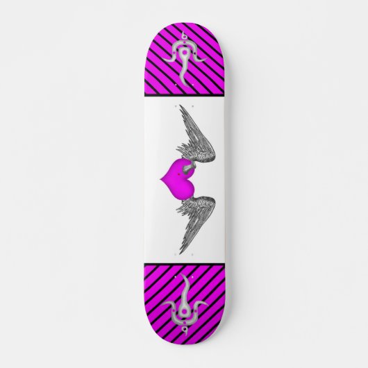 myka Plattform winged Liebe Skateboard (Vorne)