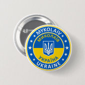 Mykolaiv Ukraine Button (Vorne & Hinten)
