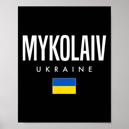 Mykolaiv Ukraine  Poster (Vorne)