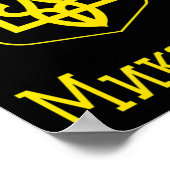 Mykolaiv Ukraine Ukrainisch Poster (Ecke)