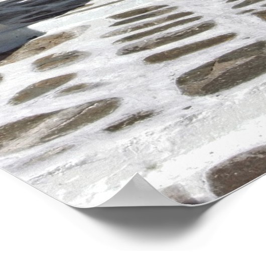 Mykonos Alley Kunstdruckerei Poster (Ecke)