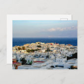 Mykonos Downtown Postkarte (Vorne/Hinten)