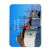 Mykonos Foto Magnet (Vertikal)