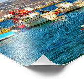 Mykonos Fotodruck (Ecke)