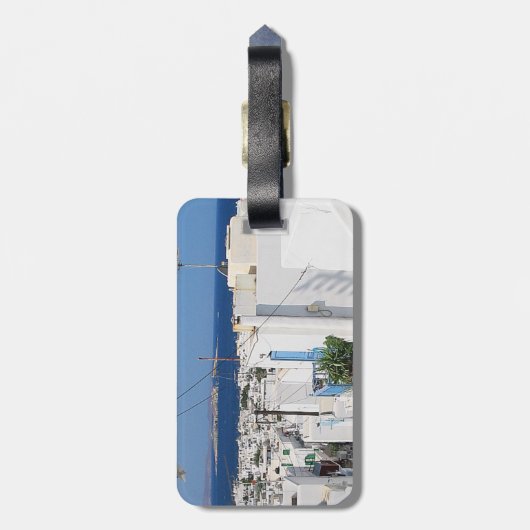Mykonos Gepäckanhänger (Rückseite vertikal)