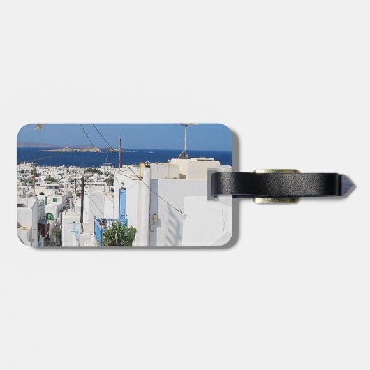 Mykonos Gepäckanhänger (Rückseite horizontal)