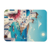 Mykonos Greece Cyclades Travel Magnet (Horizontal)