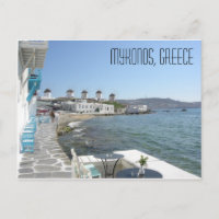 Mykonos Greece Postcard