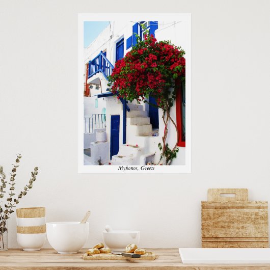 Mykonos, Greece POSTER (Küche)