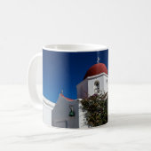 Mykonos Greece Travel - Church Café Europe Tourism Kaffeetasse (Vorderseite Links)