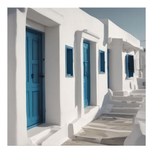 Mykonos Greece Travel Fotodruck (Vorne)