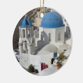 Mykonos Greece Travel Keramik Ornament (Links)