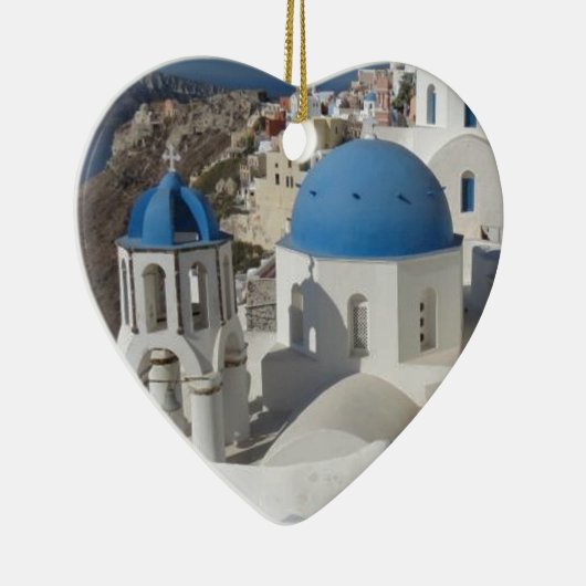 Mykonos Greece Travel Keramik Ornament (Rechts)