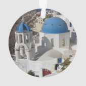 Mykonos Greece Travel Ornament (Rückseite)