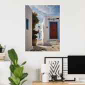 Mykonos Greece Travel Postcard Poster (Heimbüro)