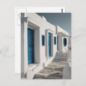 Mykonos Greece Travel Postcard Postkarte (Vorne/Hinten)