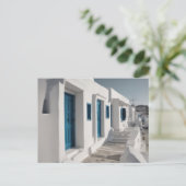 Mykonos Greece Travel Postcard Postkarte (Stehend Vorderseite)