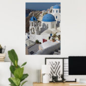 Mykonos Greece Travel Poster (Heimbüro)