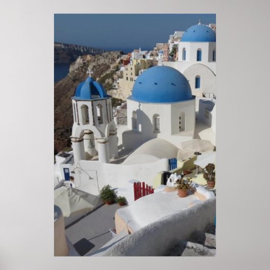 Mykonos Greece Travel Poster (Vorne)