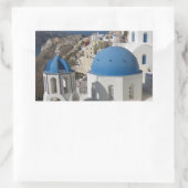 Mykonos Greece Travel Rechteckiger Aufkleber (Tasche)