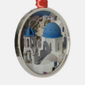 Mykonos Greece Travel Silbernes Ornament (Rechts)
