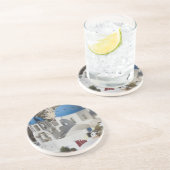 Mykonos Greece Travel Untersetzer (Seite)