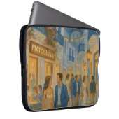 Mykonos Greece Wassercolor Laptop Sleeve (Vorne Rechts)