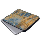 Mykonos Greece Wassercolor Laptop Sleeve (Vorne Knopf)