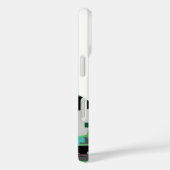 Mykonos Greece Windmills mit Ihrem Monogramm Case-Mate iPhone Hülle (Rückseite / Rechts)