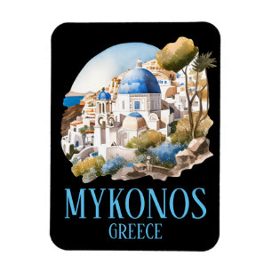 Mykonos Griechenland Griechische Insel Vintage Rei Magnet