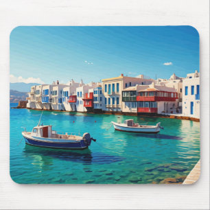 Mykonos Griechenland Griechische Inseln Boote Mousepad